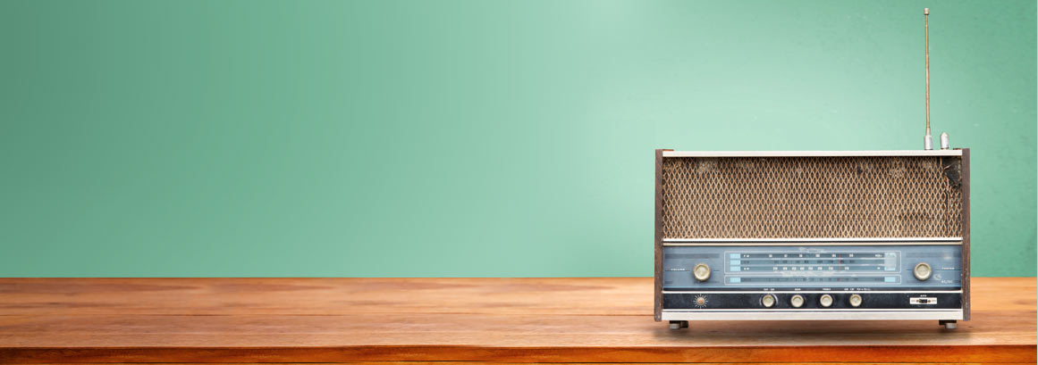 Symbolbild von einem alten Radio